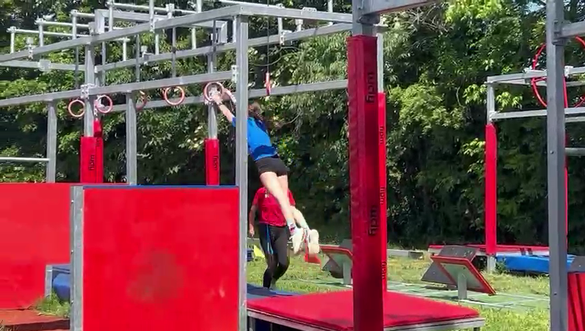 Salto durante la prova di OD di Greta Martusciello